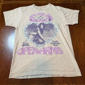 SZA SOS Open Arms North American Tour Tee Medium